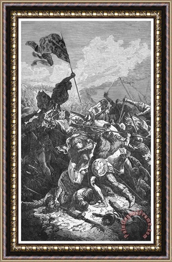 Others Battle Of Crecy, 1346 Framed Painting