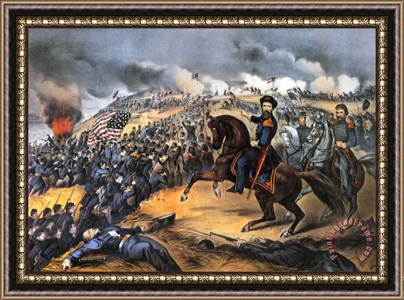 Others Battle Of Fort Donelson Framed Painting
