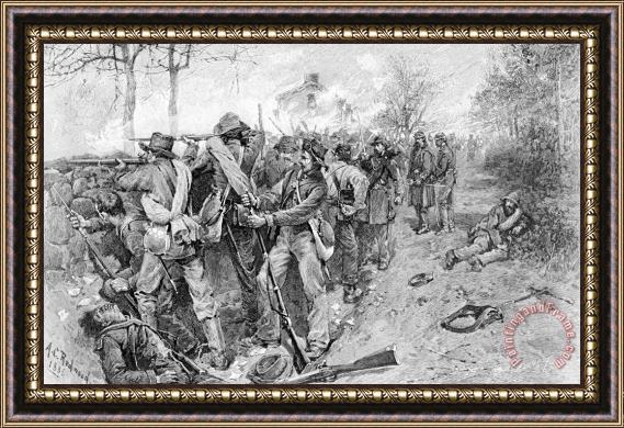 Others Battle Of Fredericksburg Framed Painting