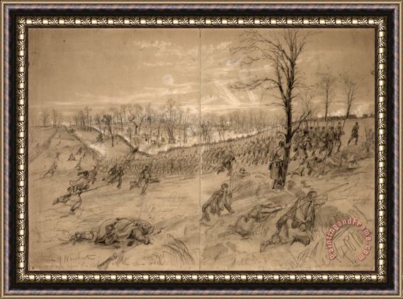 Others Battle Of Kernstown, 1862 Framed Painting