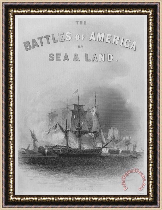 Others Battle Of Lake Champlain Framed Print