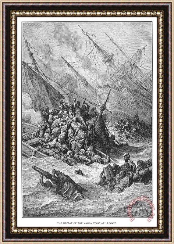Others Battle Of Lepanto, 1571 Framed Painting
