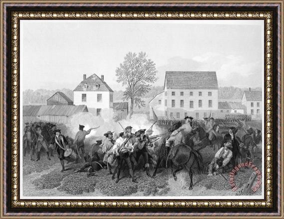 Others Battle Of Lexington, 1775 Framed Painting