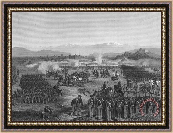 Others Battle Of Molino Del Rey Framed Painting