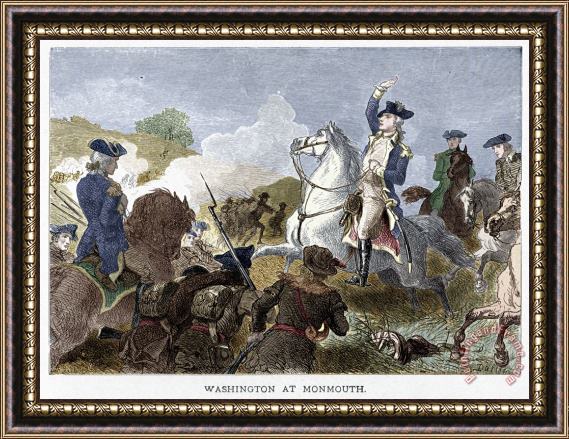 Others Battle Of Monmouth, 1778 Framed Print