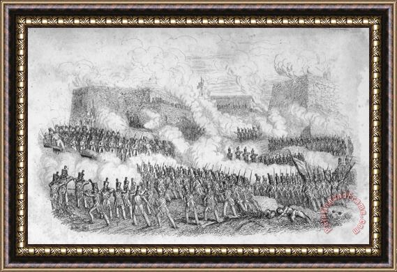Others Battle Of Monterrey, 1846 Framed Painting
