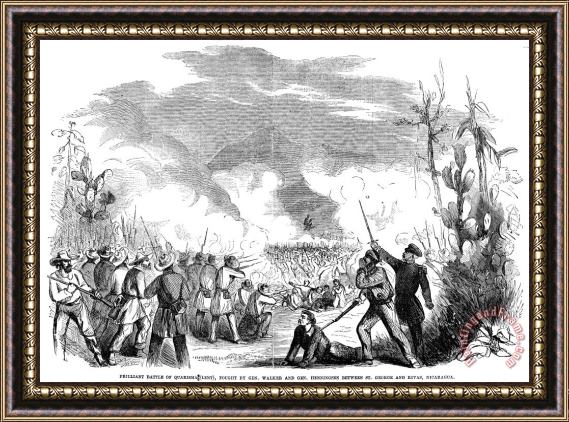 Others Battle Of Quarisma, 1857 Framed Painting