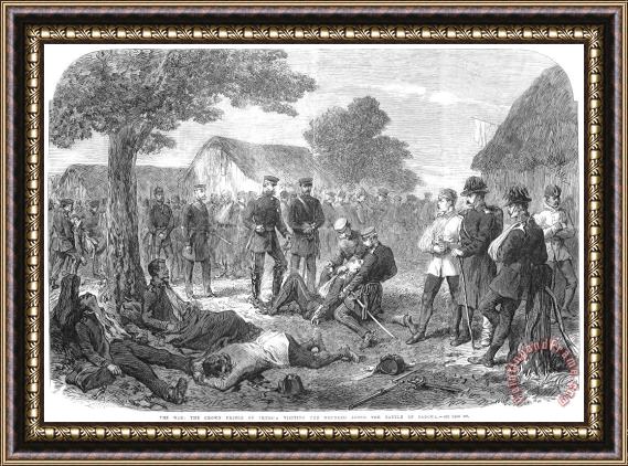 Others Battle Of Sadowa, 1866 Framed Print