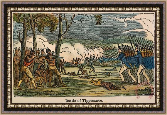 Others Battle Of Tippecanoe, 1811 Framed Painting
