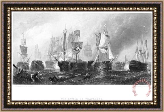 Others Battle Of Trafalgar, 1805 Framed Painting