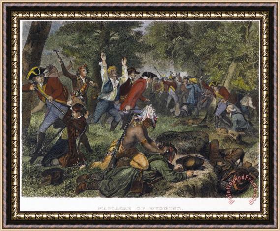 Others Battle Of Wyoming, 1778 Framed Print