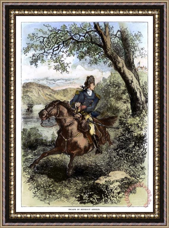 Others Benedict Arnold : Flight Framed Painting
