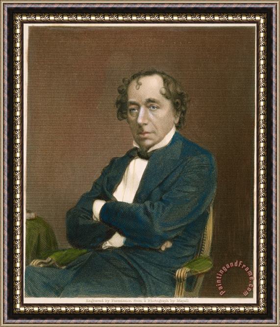 Others Benjamin Disraeli (1804-1881) Framed Print