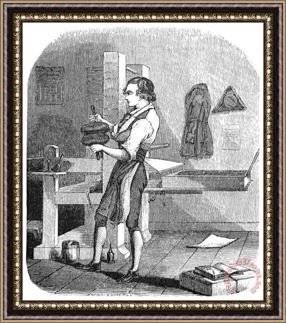 Others Benjamin Franklin (1706-1790) Framed Print
