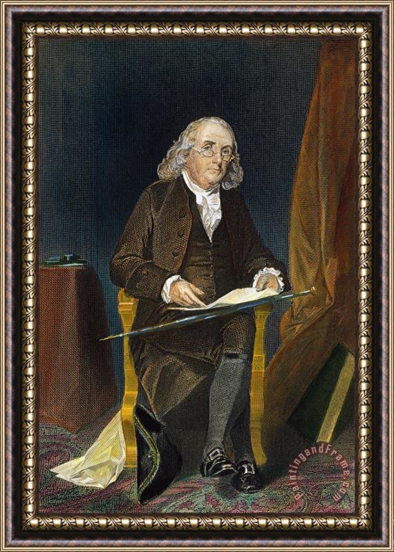 Others Benjamin Franklin Framed Print