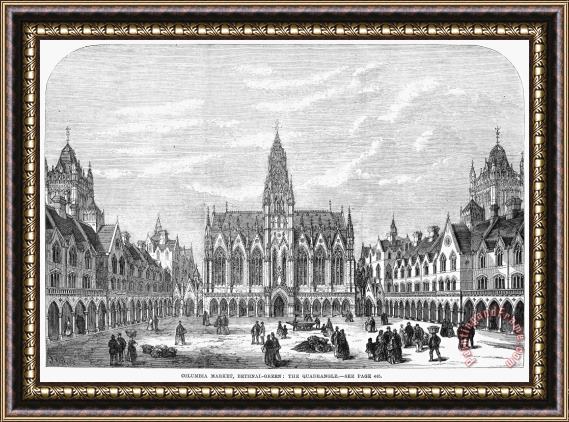 Others Bethnal Green Market, 1869 Framed Painting