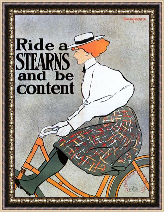 Others Bicycle Poster, 1896 Framed Painting