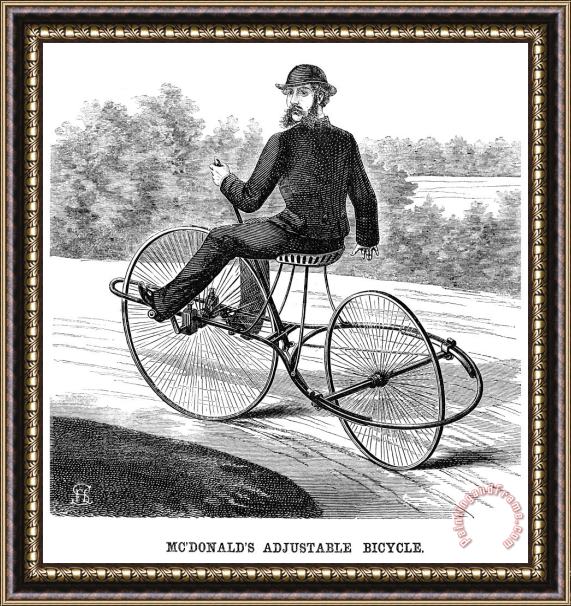 Others Bicycling, 1869 Framed Print