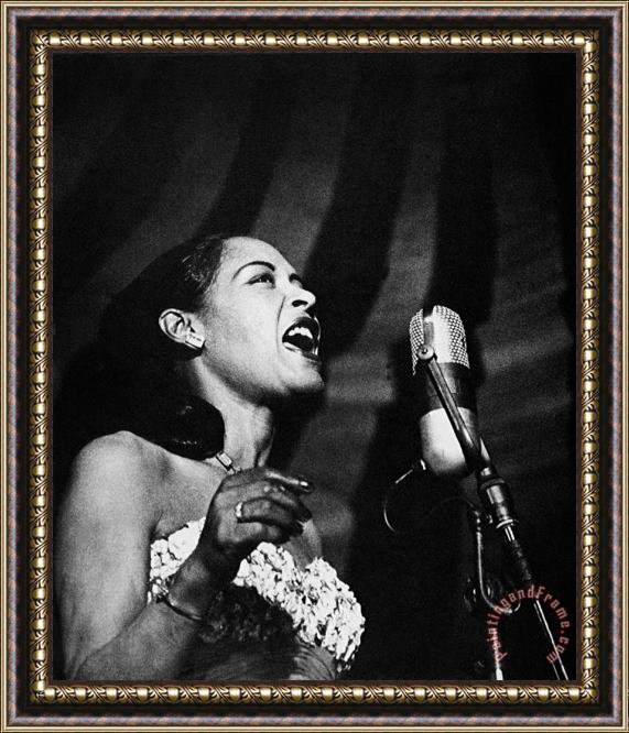 Others Billie Holiday (1915-1959) Framed Painting