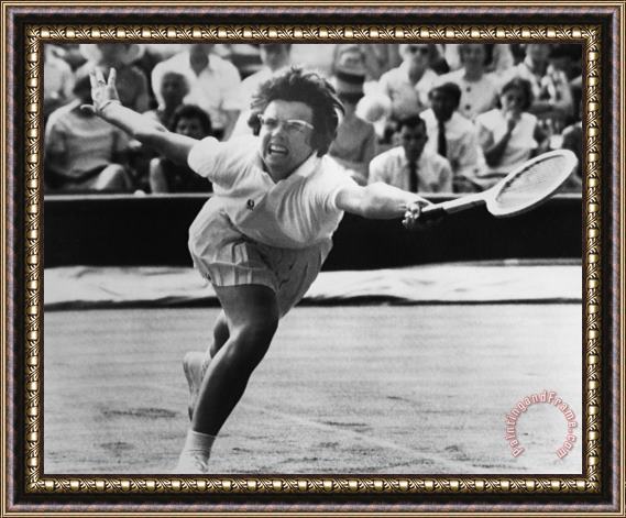 Others Billie Jean King (1943- ) Framed Painting