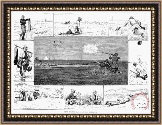 Others Bird Shooting, 1881 Framed Painting