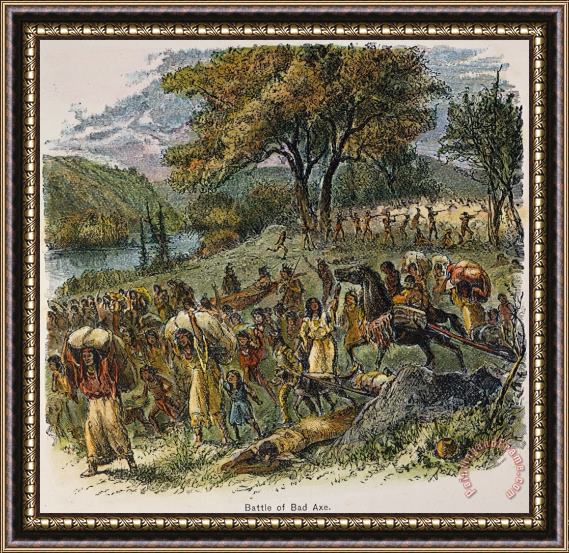 Others Black Hawk War, 1832 Framed Painting
