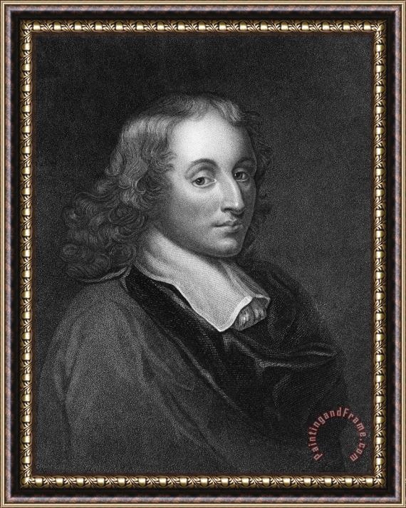Others Blaise Pascal (1623-1662) Framed Painting