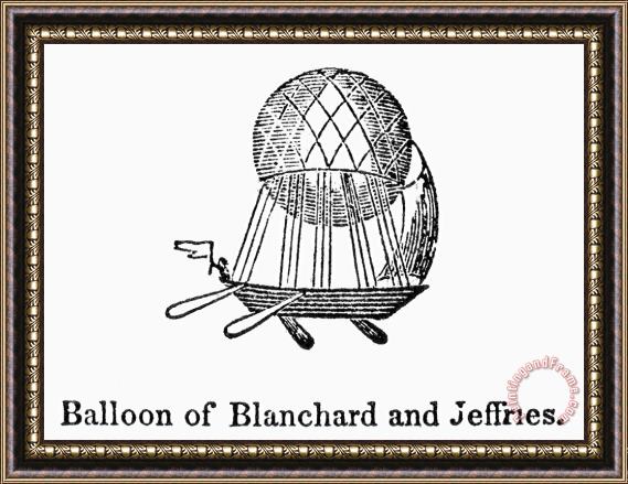 Others Blanchards Balloon Framed Print