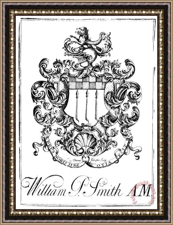 Others Bookplate, 18th Century Framed Print