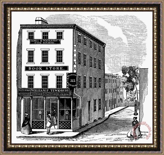 Others Bookstore, 19th Century Framed Print
