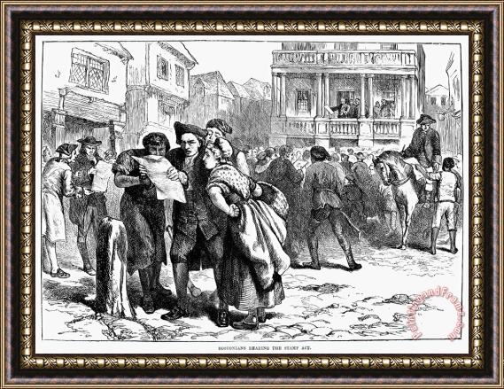 Others Boston: Stamp Act, 1765 Framed Print