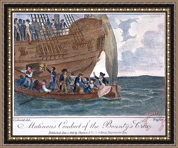 Others Bounty Mutiny Framed Painting