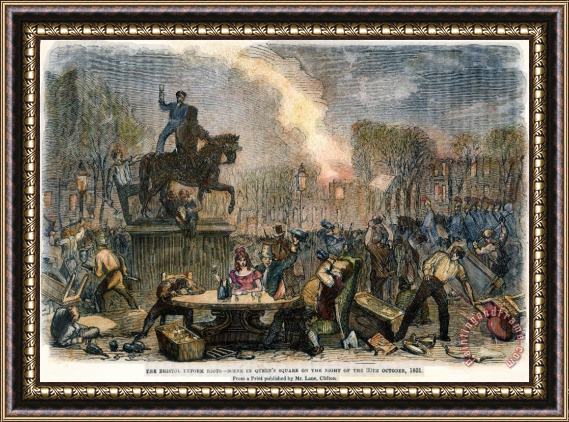 Others Bristol: Reform Riot, 1831 Framed Painting