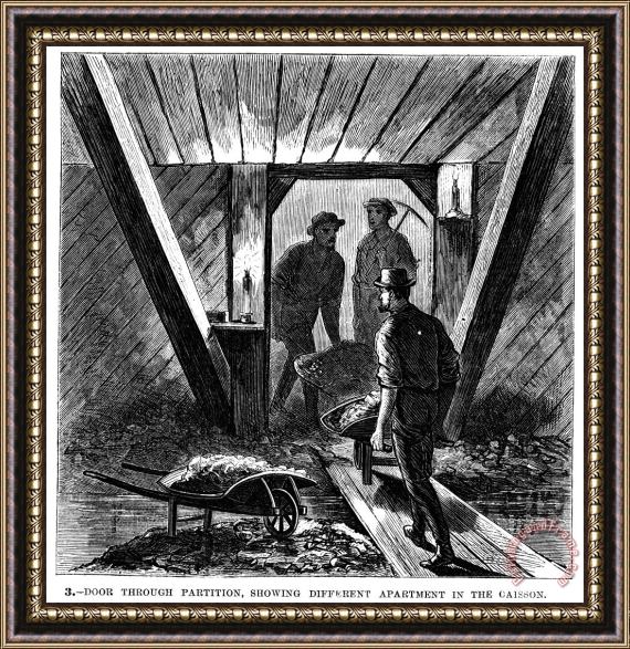 Others Brooklyn Bridge, 1870 Framed Print
