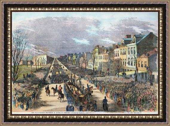 Others Buchanan Inauguration Framed Painting