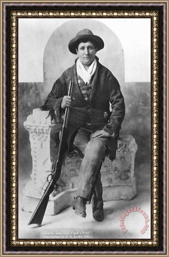 Others Calamity Jane (1852-1903) Framed Painting