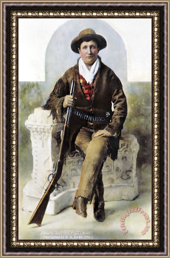 Others CALAMITY JANE (c1852-1903) Framed Painting