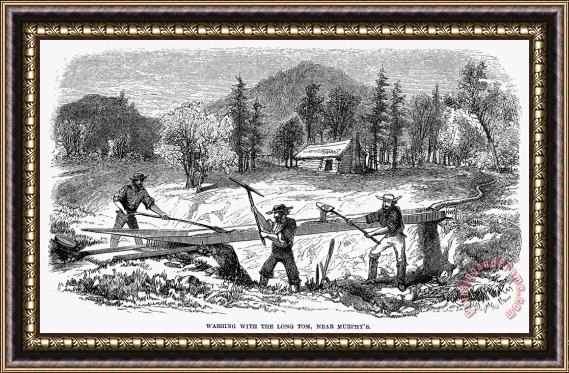 Others California Gold Rush Framed Print
