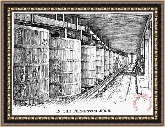 Others California: Winery, 1889 Framed Print