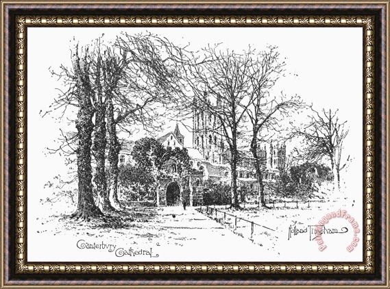 Others Canterbury Cathedral Framed Print