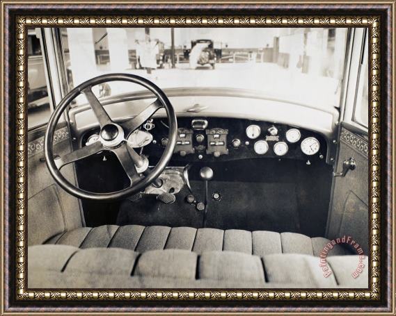 Others CAR RADIO, c1940 Framed Painting
