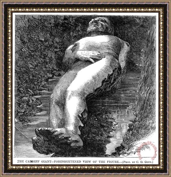 Others Cardiff Giant, 1869 Framed Print