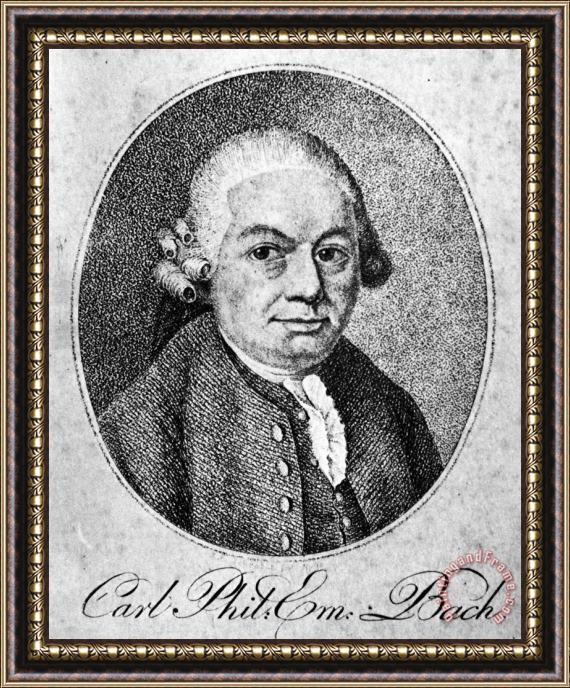 Others Carl Philipp Emanuel Bach Framed Painting
