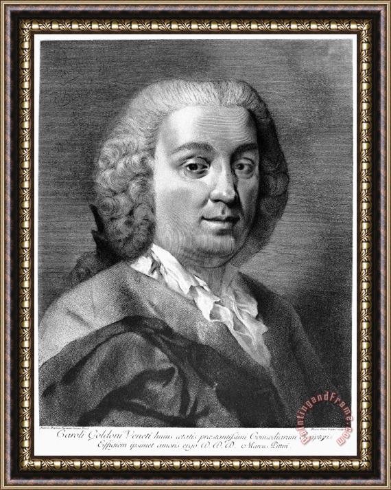 Others Carlo Goldoni (1707-1793) Framed Painting