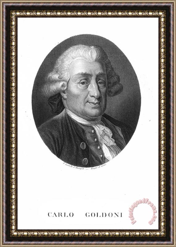 Others Carlo Goldoni (1707-1793) Framed Print