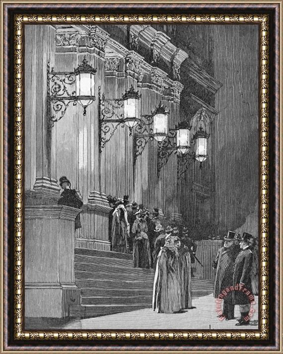 Others Carnegie Hall, 1891 Framed Painting