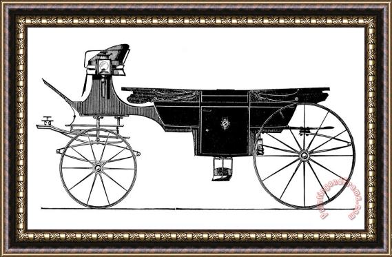 Others Carriage: Landau Framed Painting