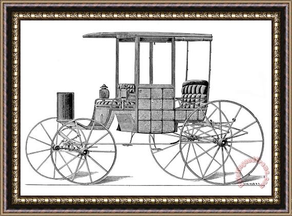 Others Carriage: Rockaway Framed Painting