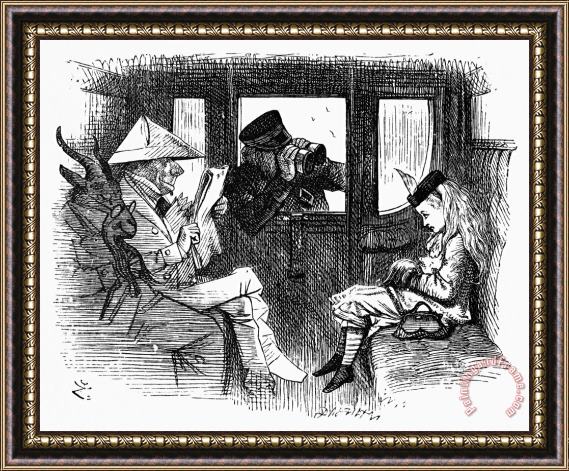 Others Carroll: Looking Glass Framed Print