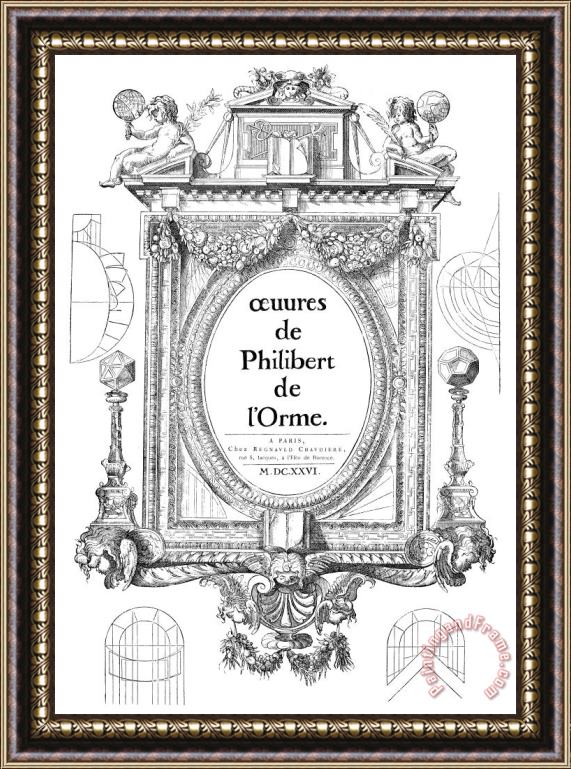 Others Cartouches Framed Print